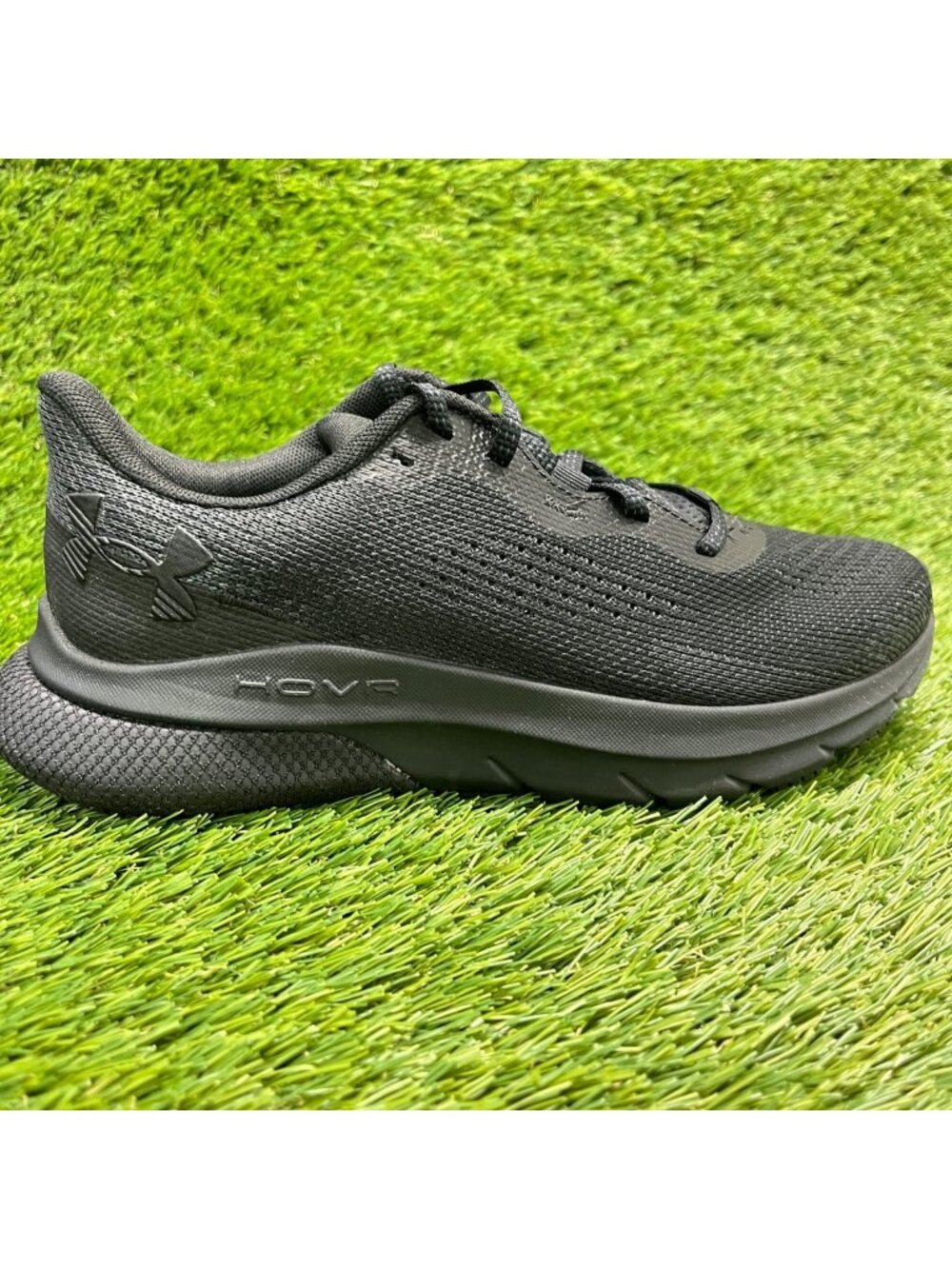 Under Armour HOVR Turbulence 2 Womens Size 6.5 Black Running Shoes Sneakers